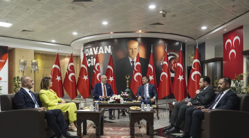 MHP’de bayramlaşma sürüyor