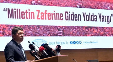 Adalet Bakanı Tunç: “Darbecileri yargılayan ve onlardan hesap soran bir yargımız var”