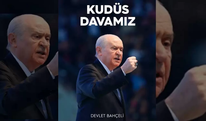 MHP Lideri Devlet Bahçeli’nin beklenen “Kudüs Davamız” kitabı çıktı